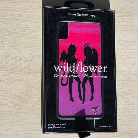 Devil Angel Wildflower Case for iPhone XS Max - Picture 1 of 6